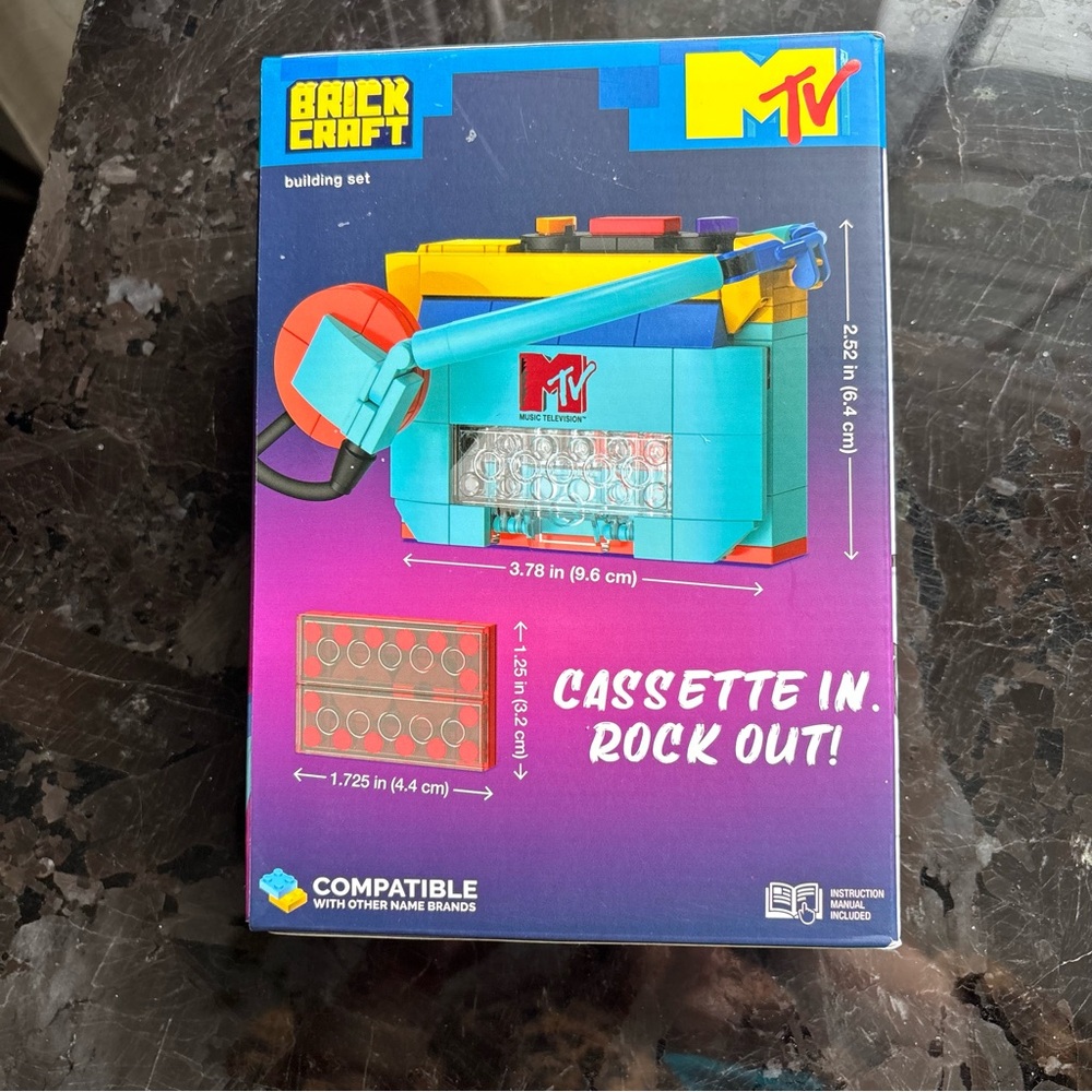 Brickcraft MTV Walkman Brick Building Set
